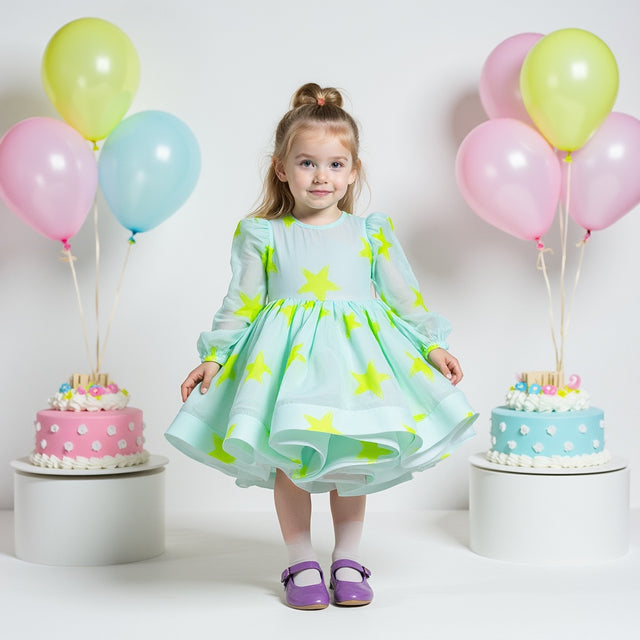 Girl wearing Anaario Bubbly Moana Dress