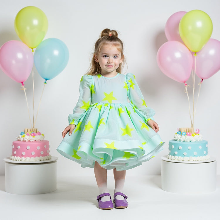 Girl wearing Anaario Bubbly Moana Dress