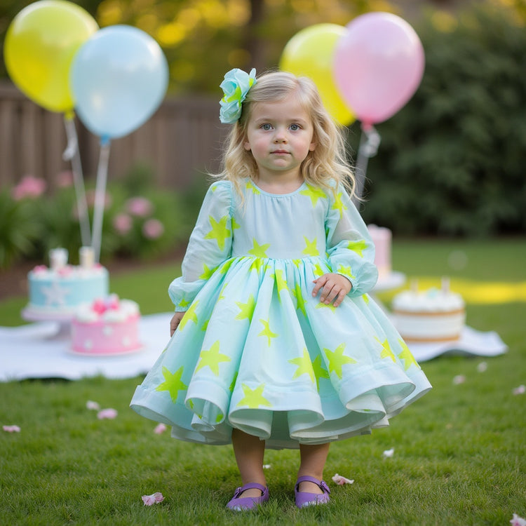 Girl wearing Anaario Bubbly Moana Dress
