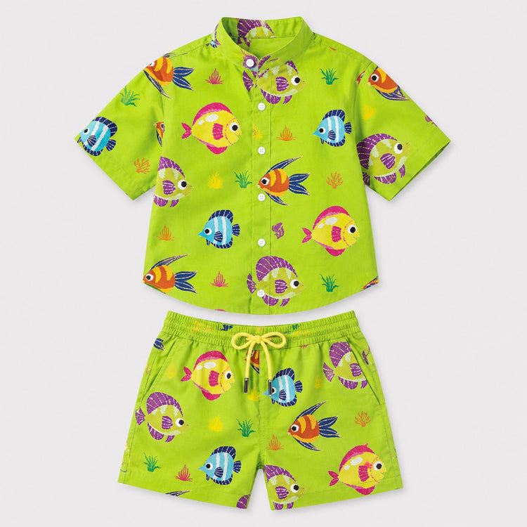 Anaario Green Fish Co-ord Set