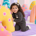 Grey Duck Fleece Set on child by Anaario – winter fleecewear