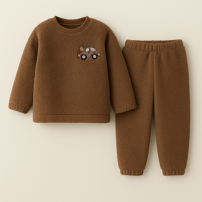 Grey Truck Fleece Set