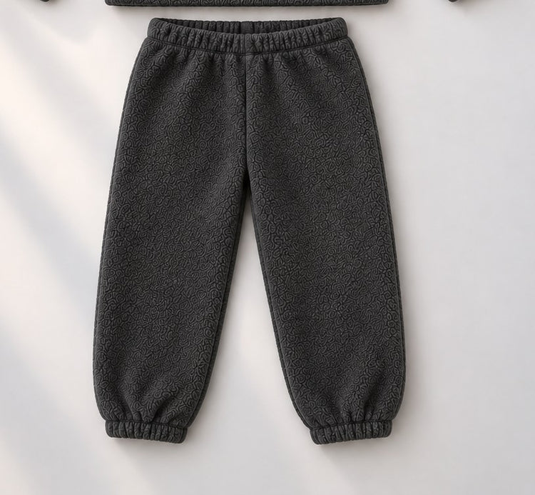 Grey Truck Fleece Set bottoms by Anaario