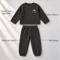 Grey Truck Fleece Set feature highlights by Anaario – super soft, warm cotton fleece, no lining