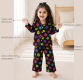 Anaario Groovy Bloom Girls' Night Suit key features