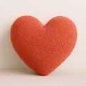 Anaario heart-shaped fleece cushion for kids