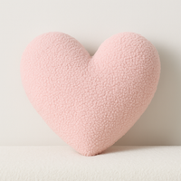 Anaario heart-shaped fleece cushion for kids