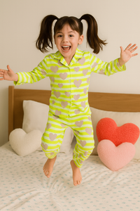 Anaario heart-shaped fleece cushion for kids
