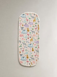 Hippopotamus Bamboo Baby Burp Cloth