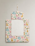 Hippopotamus bamboo baby changing mat — hippopotamus print, soft bamboo cotton