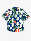 Boy wearing Anaario Hot Air Balloon Shirt