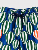 Boy wearing Anaario Hot Air Balloon Shorts