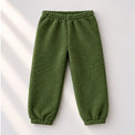 Olive Green Gingerbread Fleece Set bottoms by Anaario