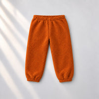 Rust Pumpkin Fleece Set bottoms by Anaario