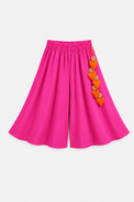 Indian Red Pink Palazzo Set - Anaario - Image 5