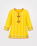 Indian Yellow Dragonfly Lehenga Set - Anaario - Image 4