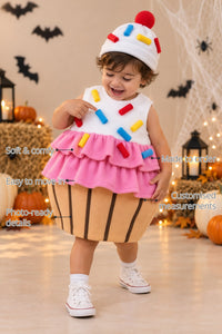 Cupcake Girls' Costume features