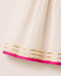 Indian Ivory Bird Patiala Salwar Set - Anaario - Image 9