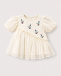 Indian Ivory Bird Peplum Palazzo Set - Anaario - Image 4