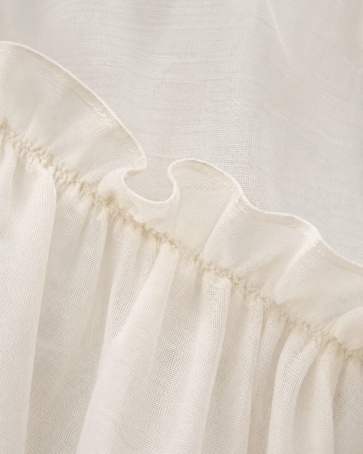 Indian Ivory Bird Peplum Palazzo Set - Anaario - Image 8