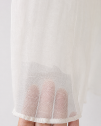 Indian Ivory Bird Peplum Palazzo Set - Anaario - Image 9