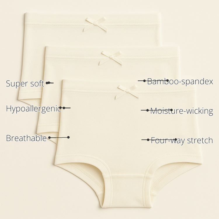 Unisex Bamboo Briefs (Pack of 3) features