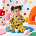 Mustard Koala Girls' Jogger Set features