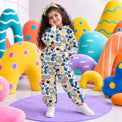 IYKYK Hooded Jogger Set on girl by Anaario – winter kidswear
