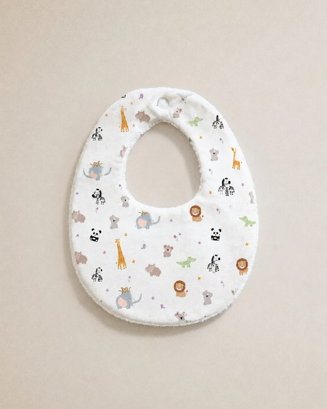 Jungle bamboo baby bib by Anaario
