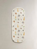 Jungle bamboo baby burp cloth by Anaario
