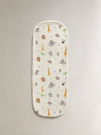 Jungle bamboo baby burp cloth by Anaario
