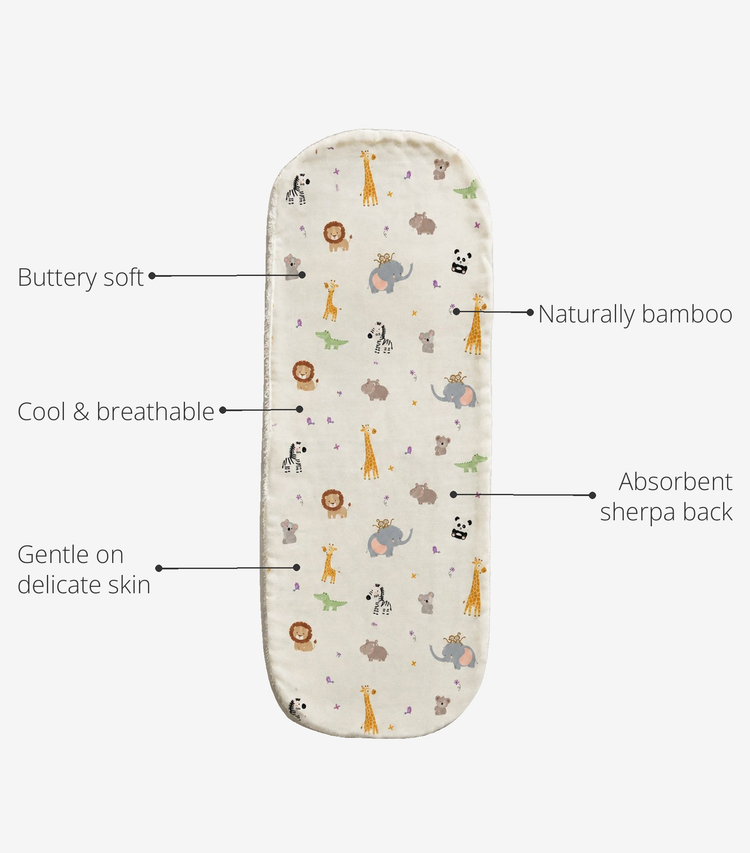 Anaario Jungle Bamboo Baby Burp Cloth key features