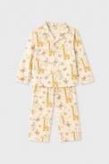 Girl wearing Anaario Jungle Gingham Night Suit