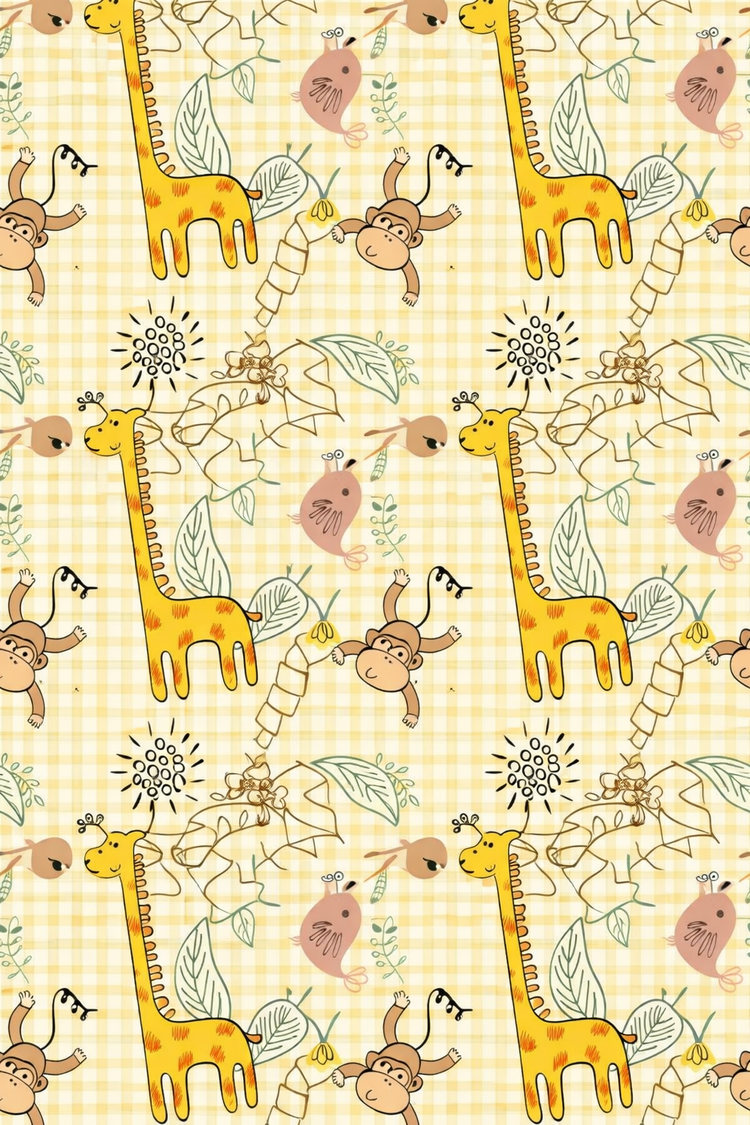 Girl wearing Anaario Jungle Gingham Night Suit