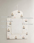 Carriage Teddy Bamboo Baby Changing Mat features