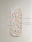 Hippopotamus Bamboo Baby Burp Cloth features