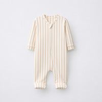 Koala & Kitty bamboo cotton baby sleepsuit — zip romper onesie detail