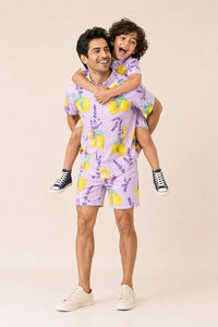 Anaario Lavender Lemon Co-ord Set