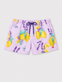 Boy wearing Anaario Lemon Lavender Shorts