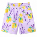 Boy wearing Anaario Lemon Lavender Shorts
