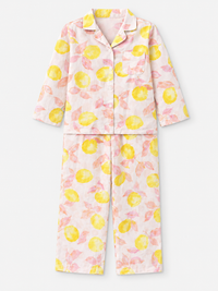 Girl wearing Anaario Lemon Zest Night Suit
