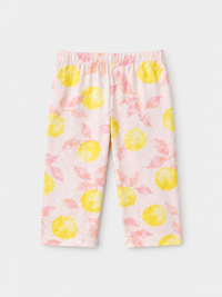 Girl wearing Anaario Lemon Zest Night Suit