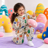 Doodle Jogger Set on girl by Anaario – winter kidswear
