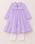 Indian Lilac Anarkali Set - Anaario - Image 3