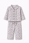 Girl wearing Anaario Lilac Bloom Night Suit