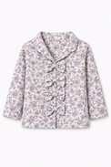 Girl wearing Anaario Lilac Bloom Night Suit