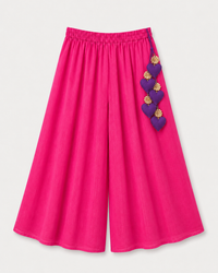Indian Lime Flamingo Peplum Palazzo Set - Anaario - Image 5