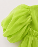 Indian Lime Flamingo Peplum Palazzo Set - Anaario - Image 7