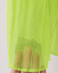 Indian Lime Flamingo Peplum Palazzo Set - Anaario - Image 9