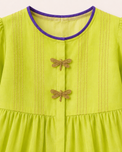 Indian Lime Green Dragonfly Patiala Salwar Set - Anaario - Image 6